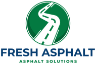 The logo for fresh roof shows a roof with a drop of water on it.