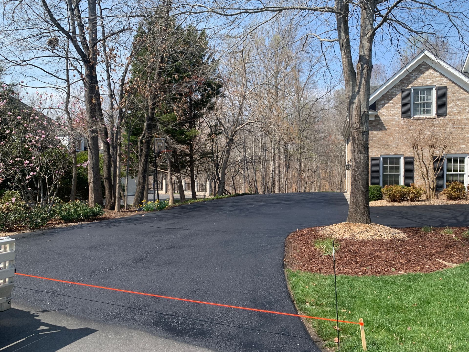 After Fresh Asphalt