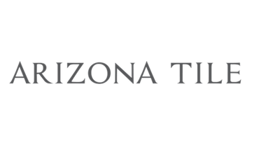 The logo for arizona tile is on a white background.