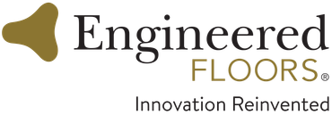 The logo for engineered floors innovation reinvented