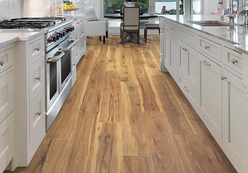 Kitchen with San Joaquin Valley laminate flooring