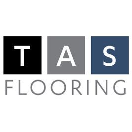 A logo for a company called tas flooring.