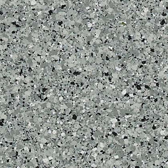 A close up of a gray and black granite floor.