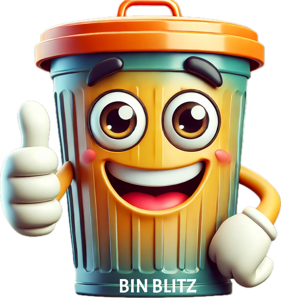 Bin Blitz logo Vineland, NJ mobile trash & recycling bin cleaning