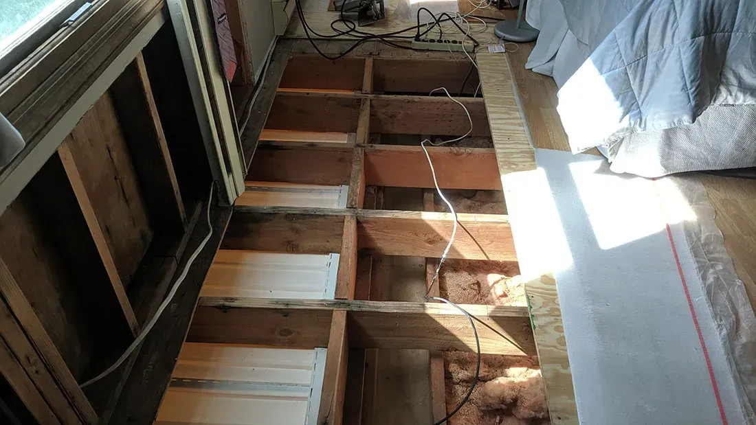 Crawlspace mold remediation