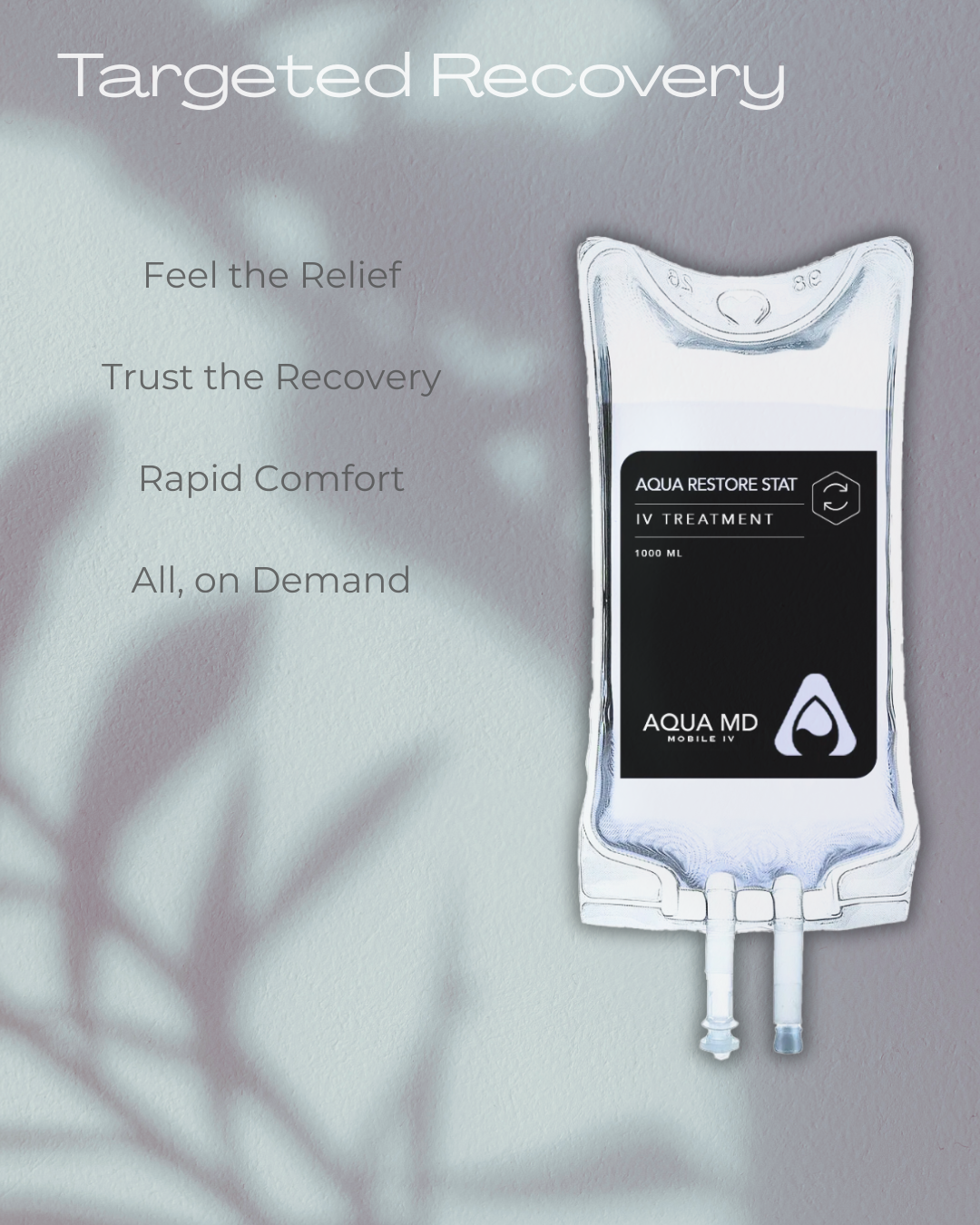 AQUA Recovery STAT IV Therapy for nausea 