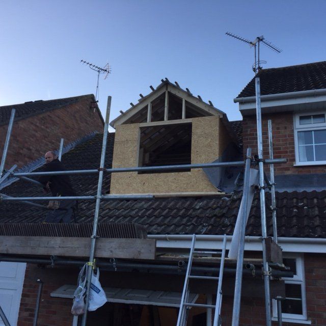 temporary scaffolding