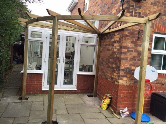 outdoor structural frame