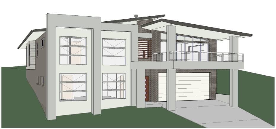 3D Model Layout — Whitehouse Building Design in Mid North Coast, NSW
