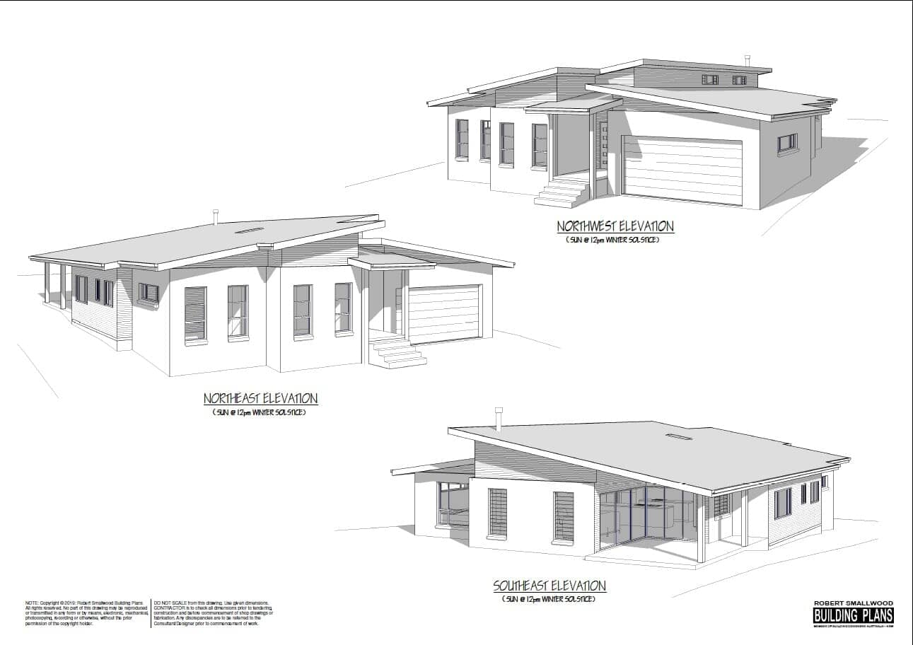 Northeast Elevation — Whitehouse Building Design in Mid North Coast, NSW