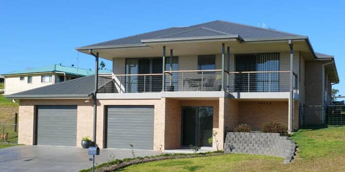 Residential House With Two Garages — Whitehouse Building Design in Mid North Coast, NSW