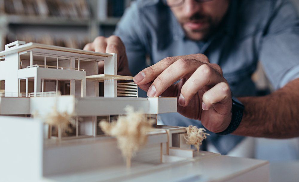 Architect Making Model House — Whitehouse Building Design in Port Macquarie, NSW