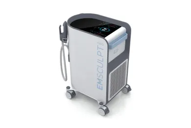 A machine with the word emsculpti on it