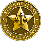 The seal of the state of texas judicial branch