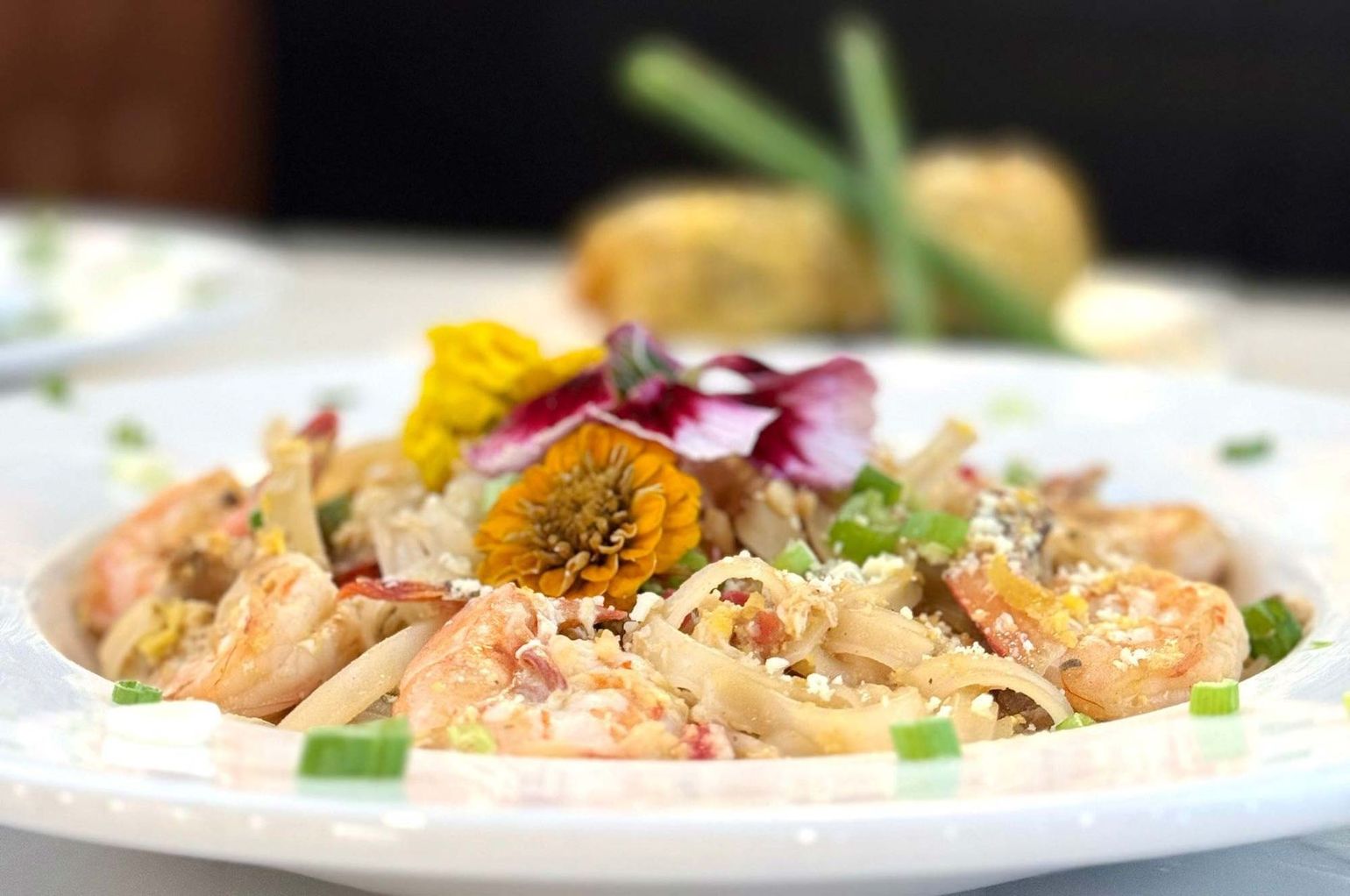 Mexican shrimp pad thai