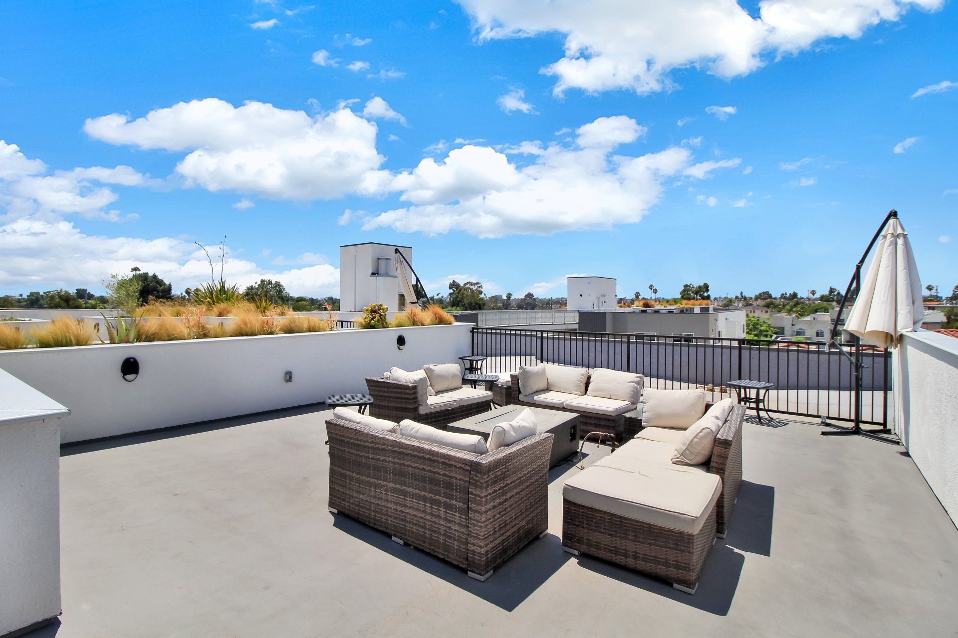 Rooftop patio