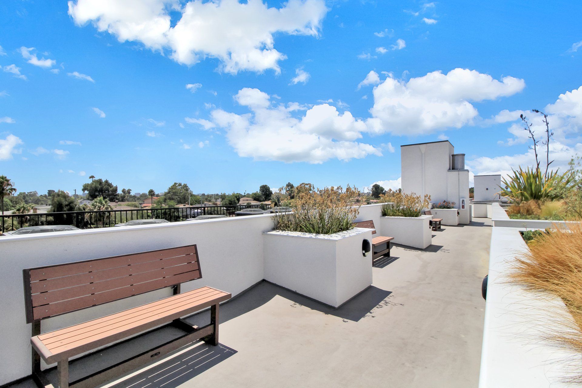 Rooftop patio