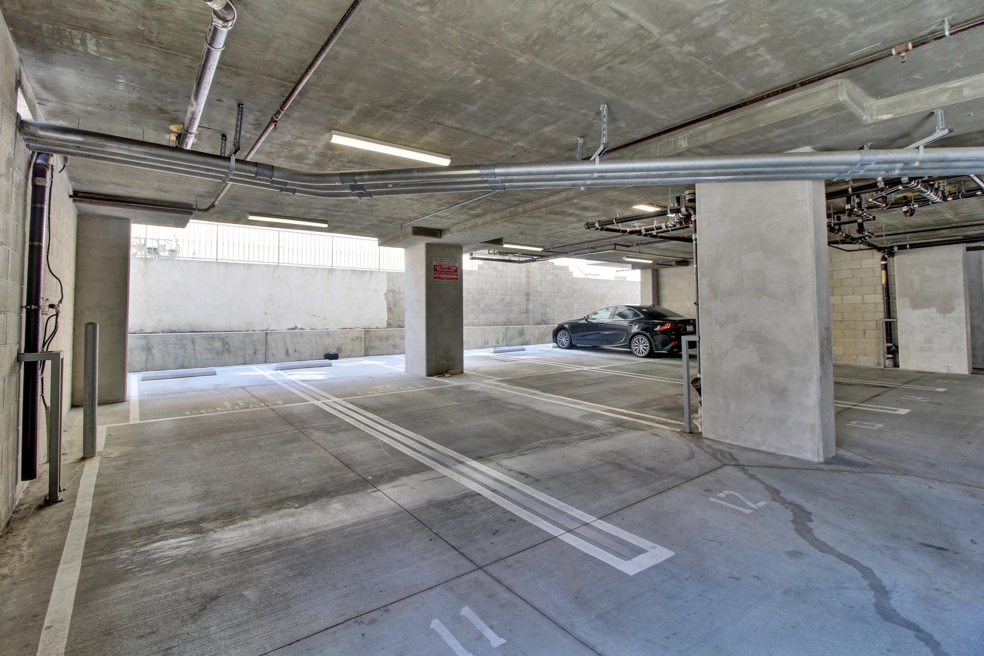 Gated and assigned parking