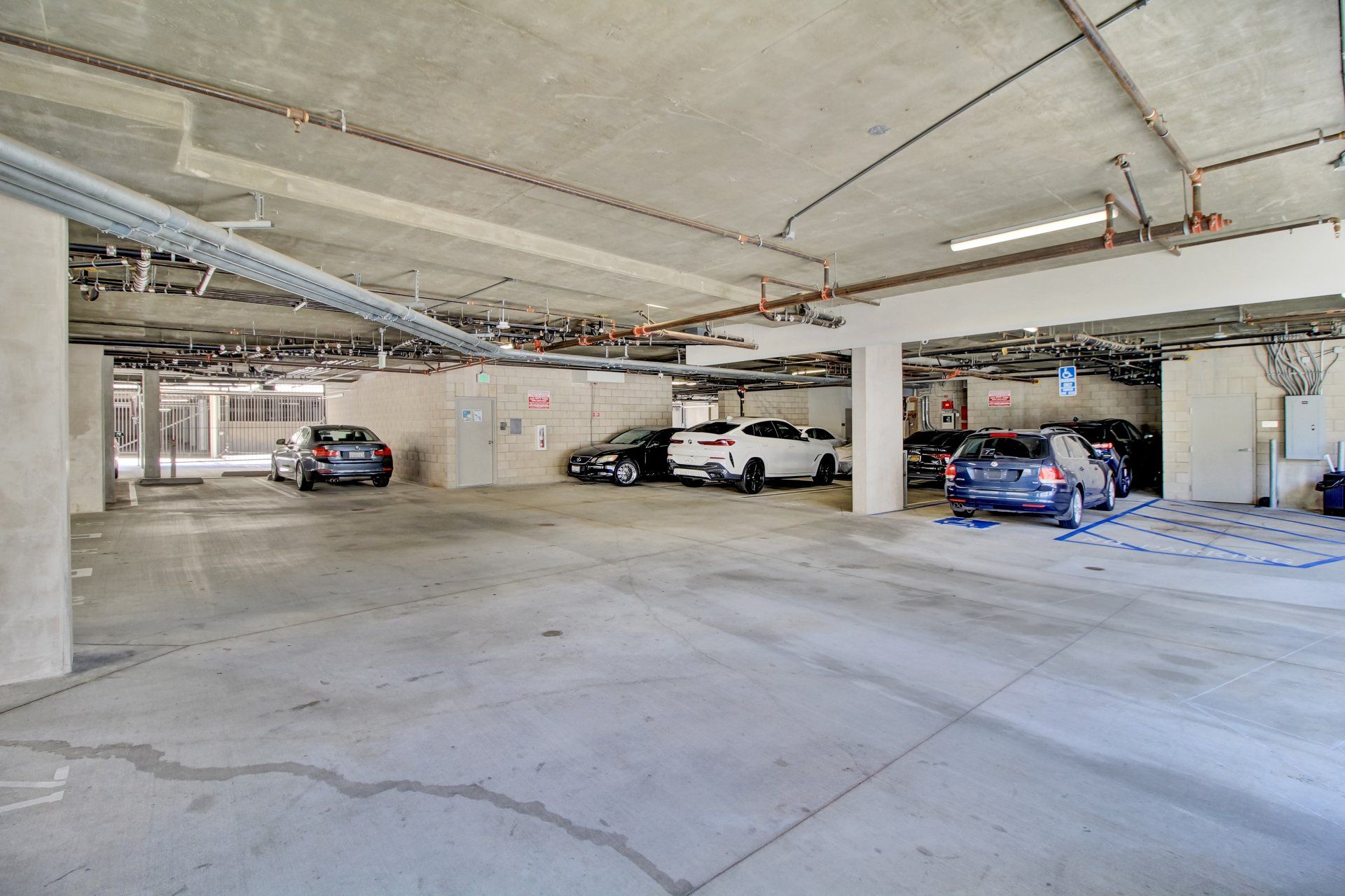 Gated and assigned parking