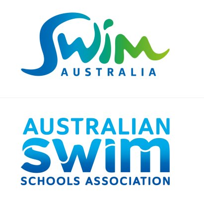 A logo for the australian swim schools association