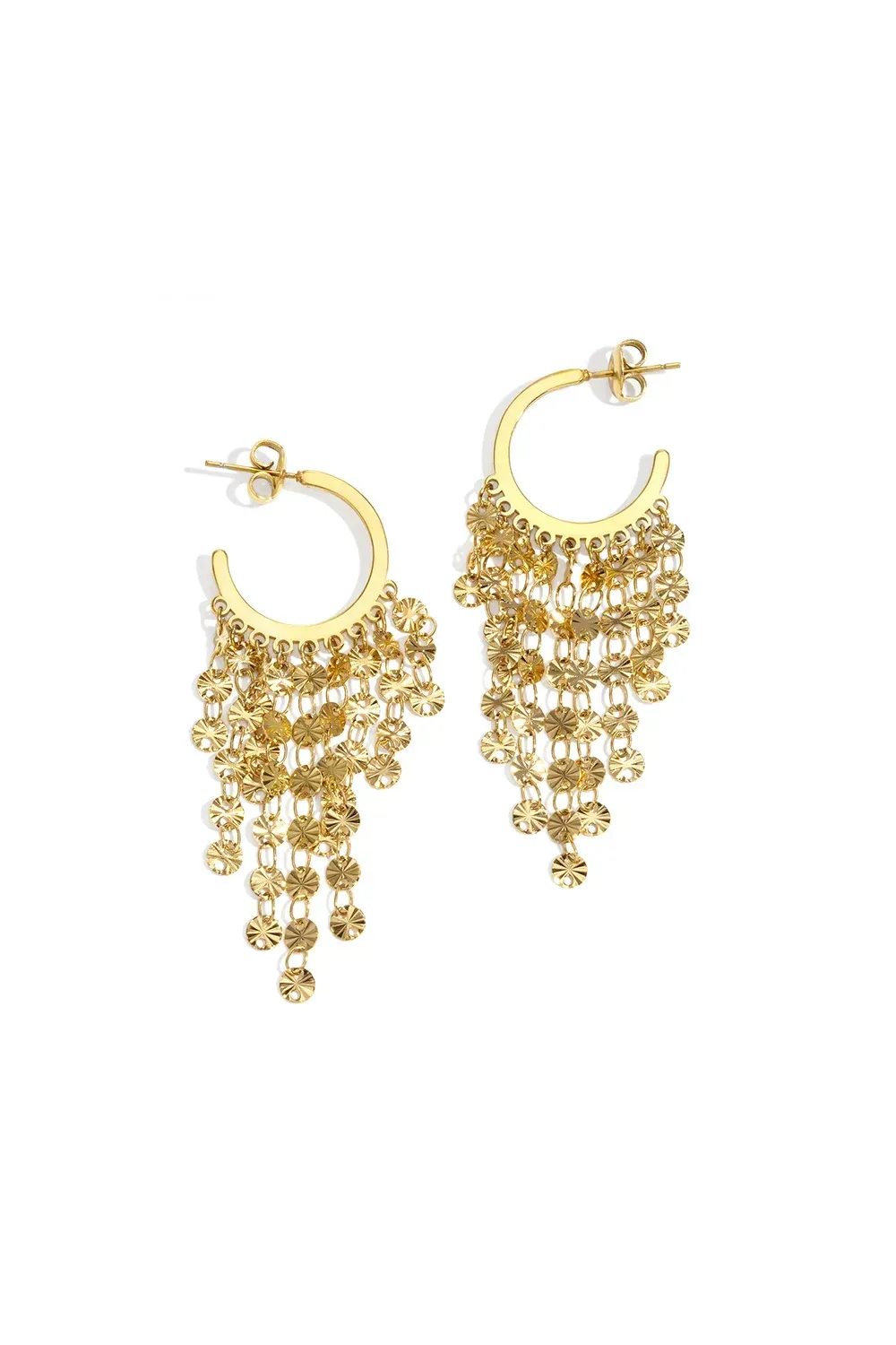 Earrings with tassels
