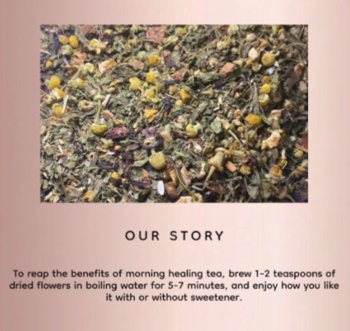 MORNING HEALING TEA