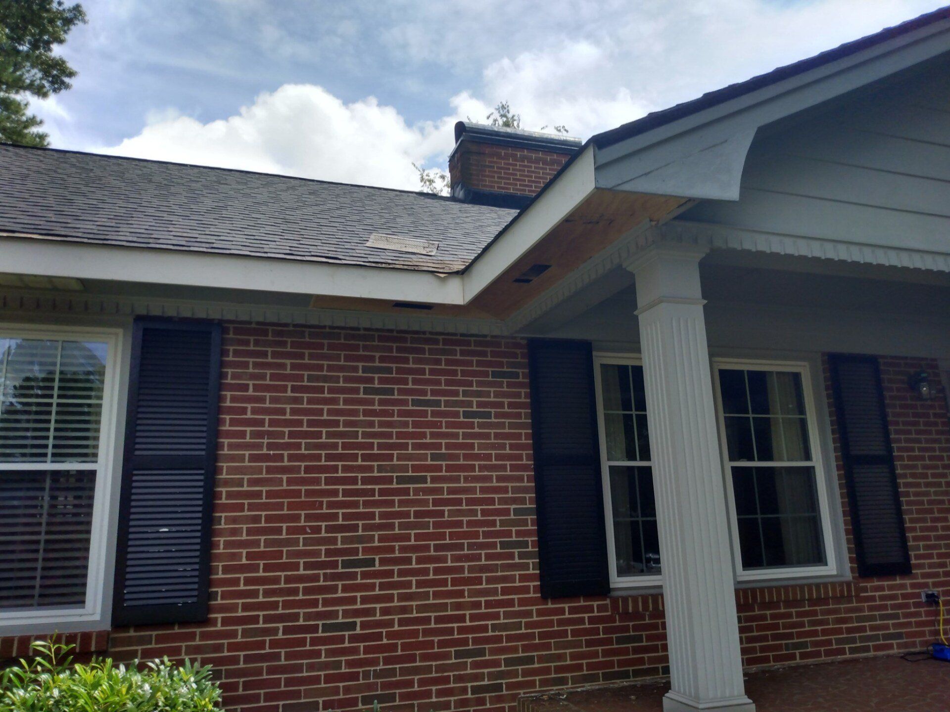 Rot removal and painting