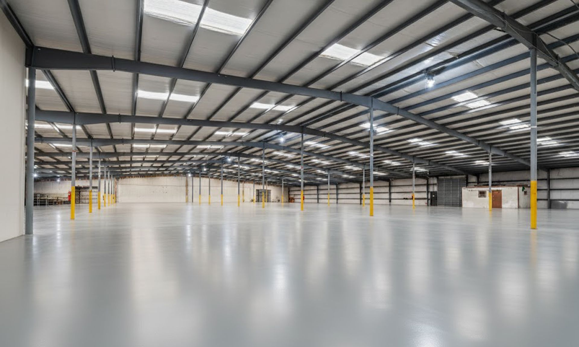 Woman in athletic wear practicing yoga under a modern pergola with a curtain.