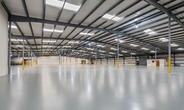 Woman in athletic wear practicing yoga under a modern pergola with a curtain.