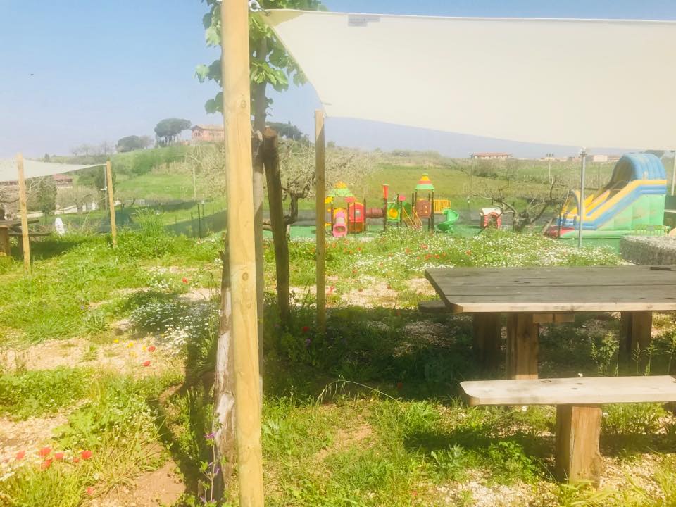 Area picnic con gazebo