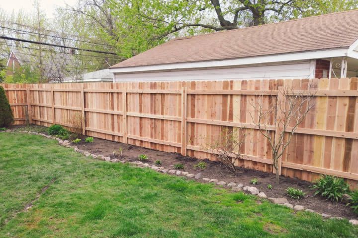 Cedar Solid-Board Fence — Warren, MI — Kimberly Fence & Supply