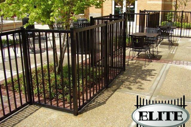 Black Elite Aluminum LifeGard Pool Fence — Warren, MI — Kimberly Fence & Supply