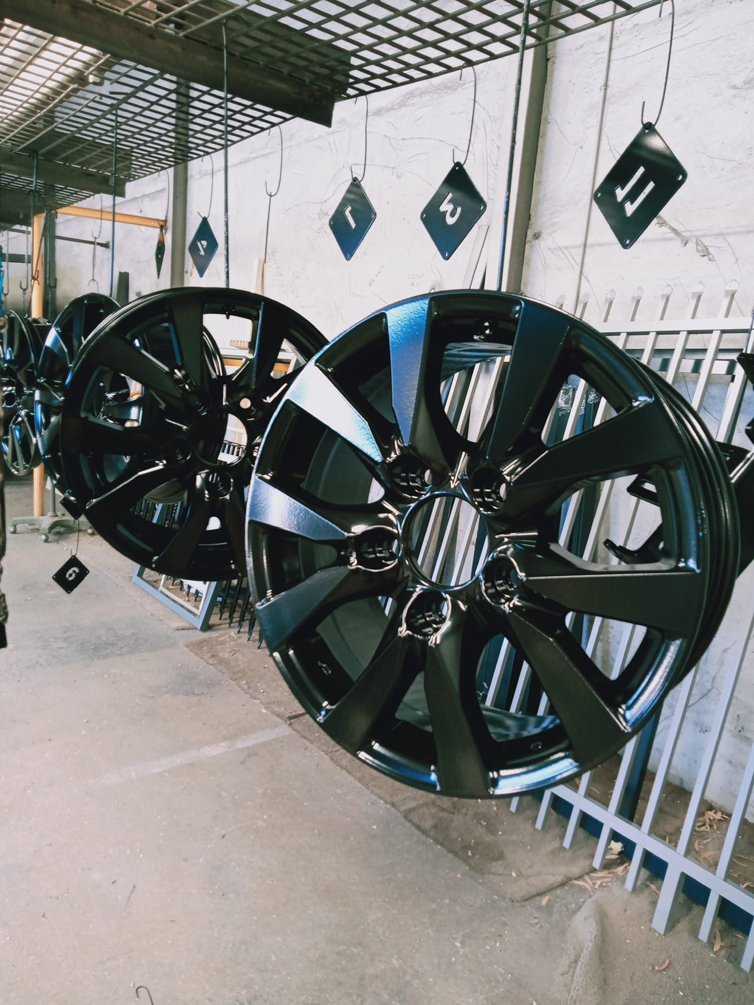 Sleek Black Powder Coated Rim for a Modern Look | Perth, WA