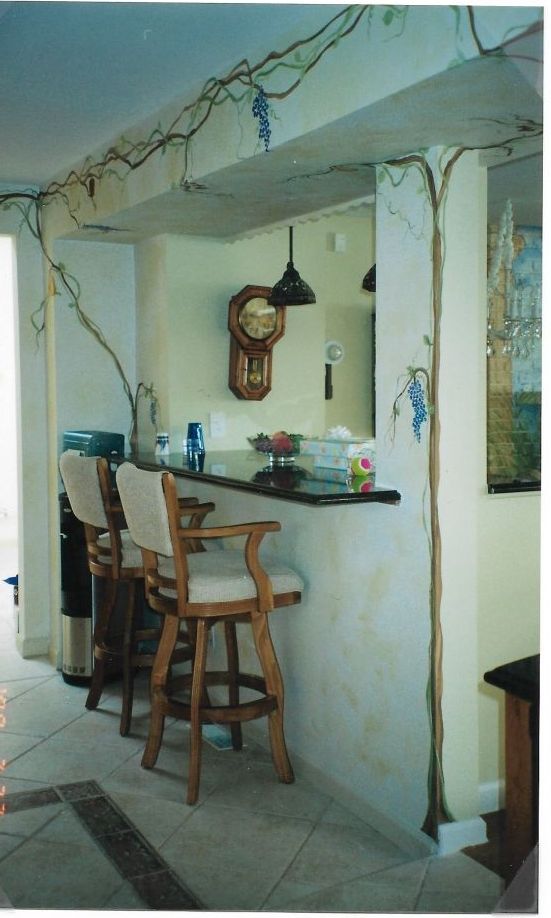 A close up of a colorful painting on a canvas.