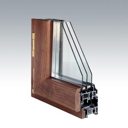 serramento a triplo vetro in legno