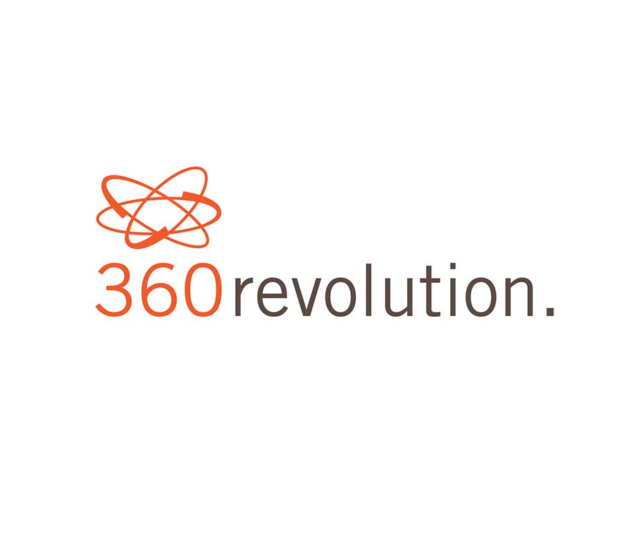 A logo for a company called 360 revolution