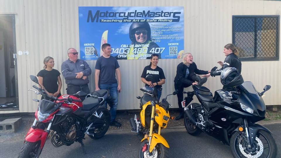 Receiving Licence Qrides Motorcycle masters