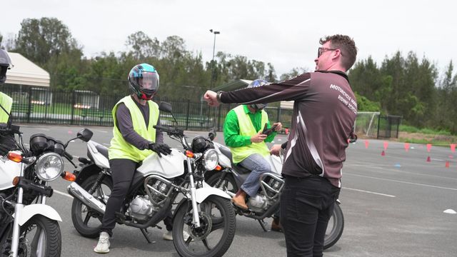 Motorcycle training at motorcycle masters gold coast