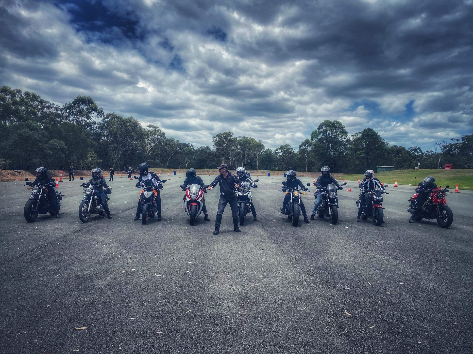 Training session at Motorcycle Masters Gold Coast
