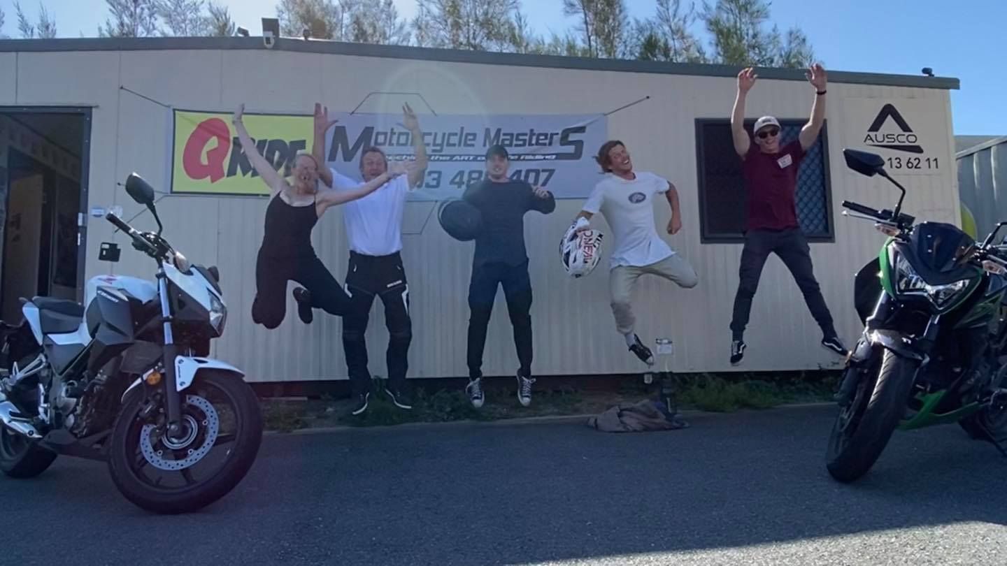 Receiving Licence Qrides Motorcycle masters