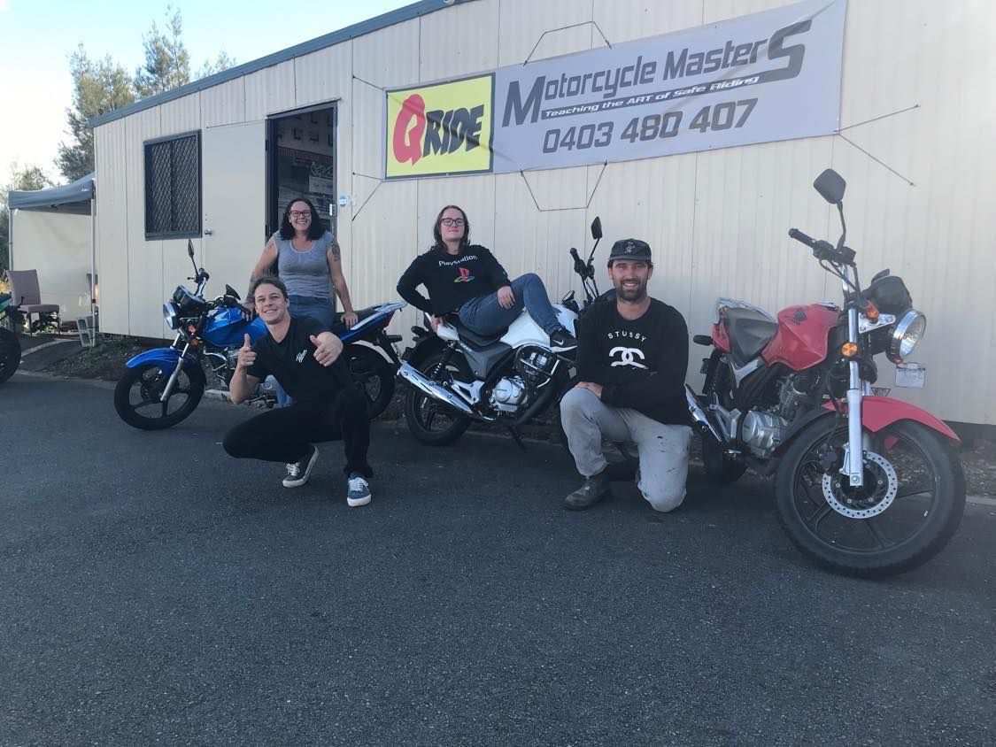 Receiving Licence Qrides Motorcycle masters