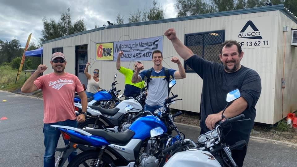 Receiving Licence Qrides Motorcycle masters