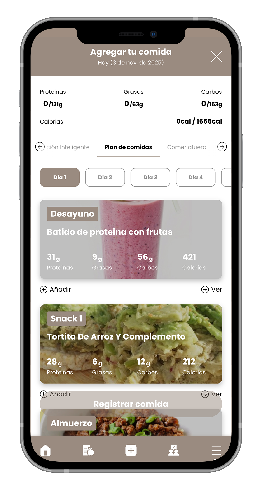 CRECE Planes de entrenamiento y nutrición