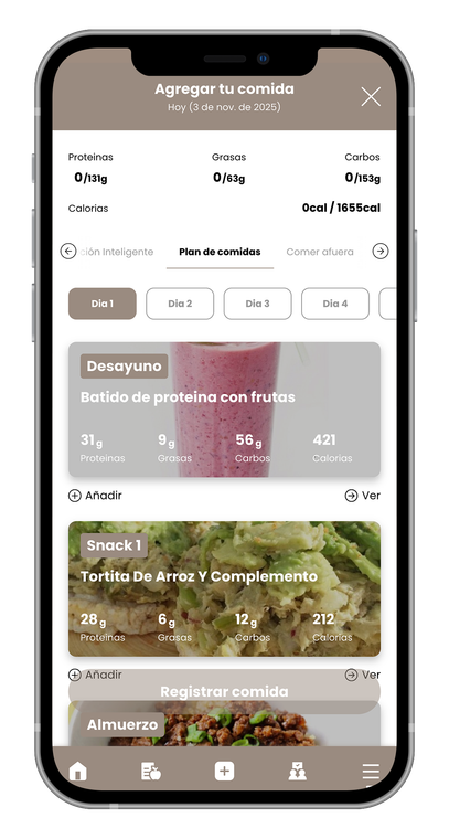 CRECE Planes de entrenamiento y nutrición