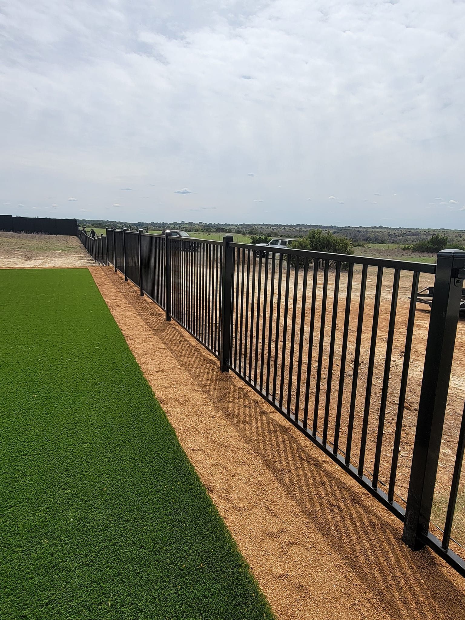 custom aluminum fence