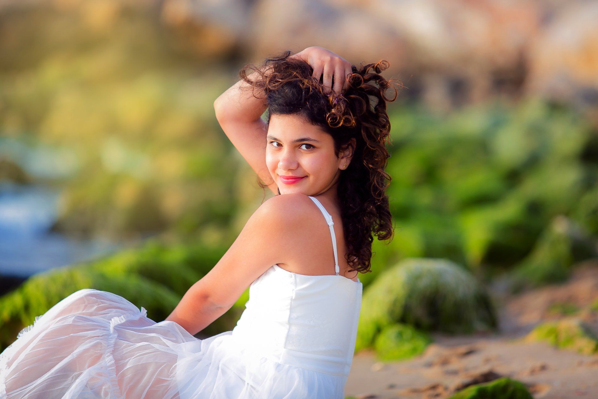 צילומי בוק לבת מצווה בחוף הים