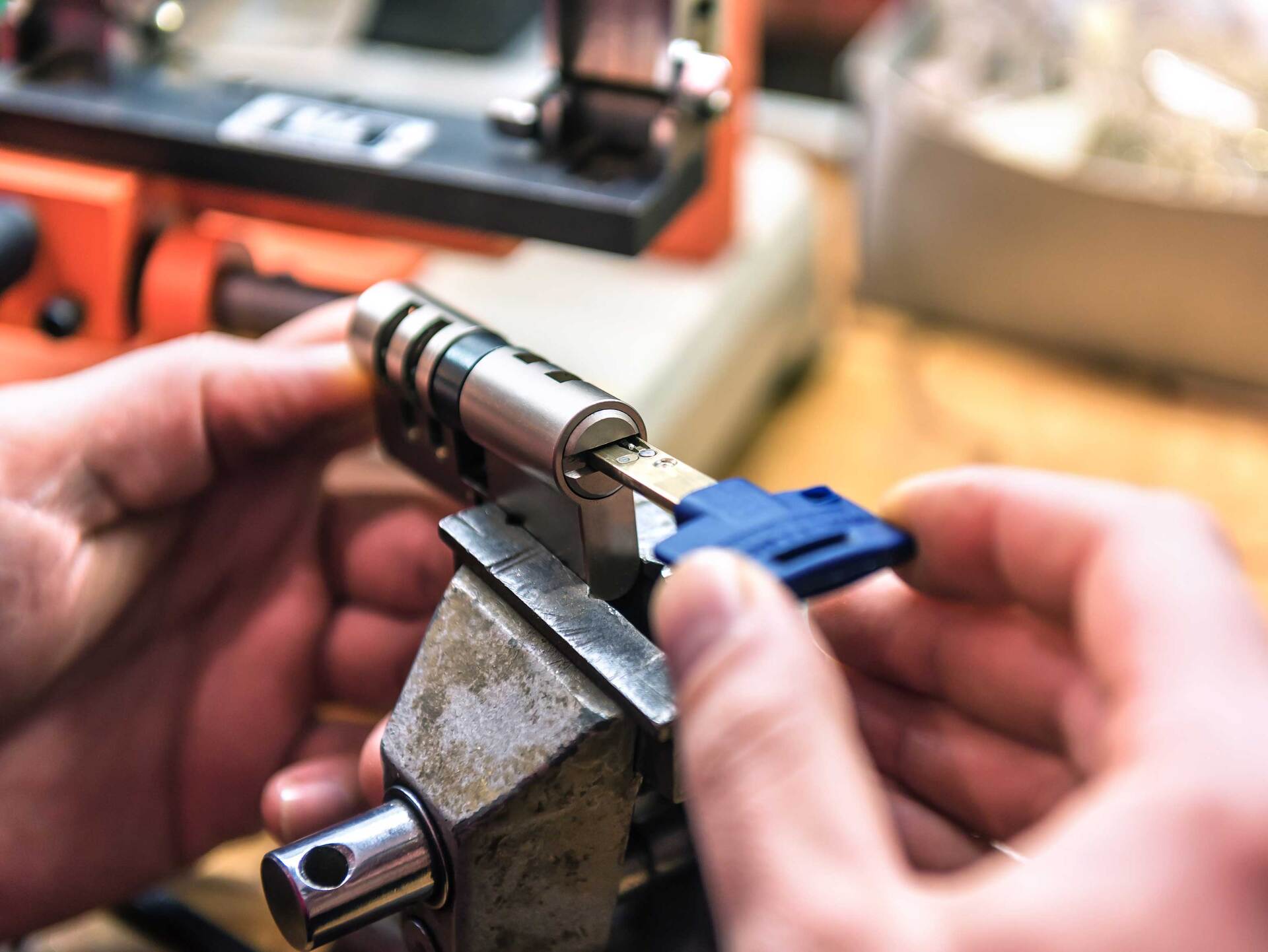 Locksmith master repairs door lock cylinder | Shepparton, VIC | Solar City Locksmiths
