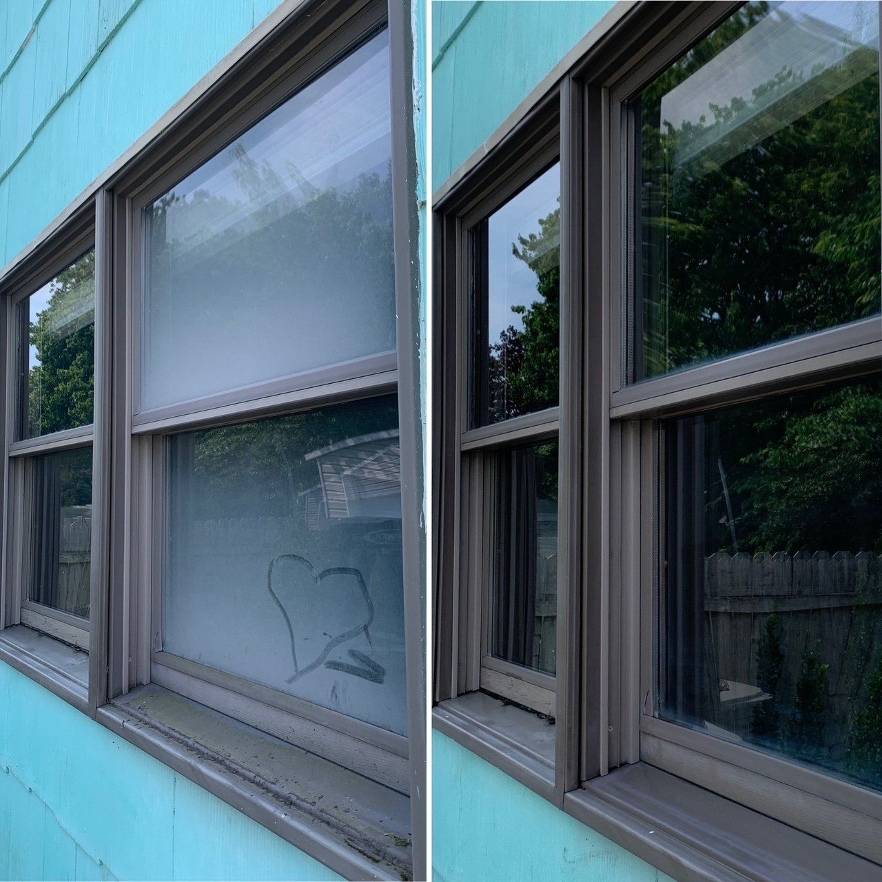 Power washing houses