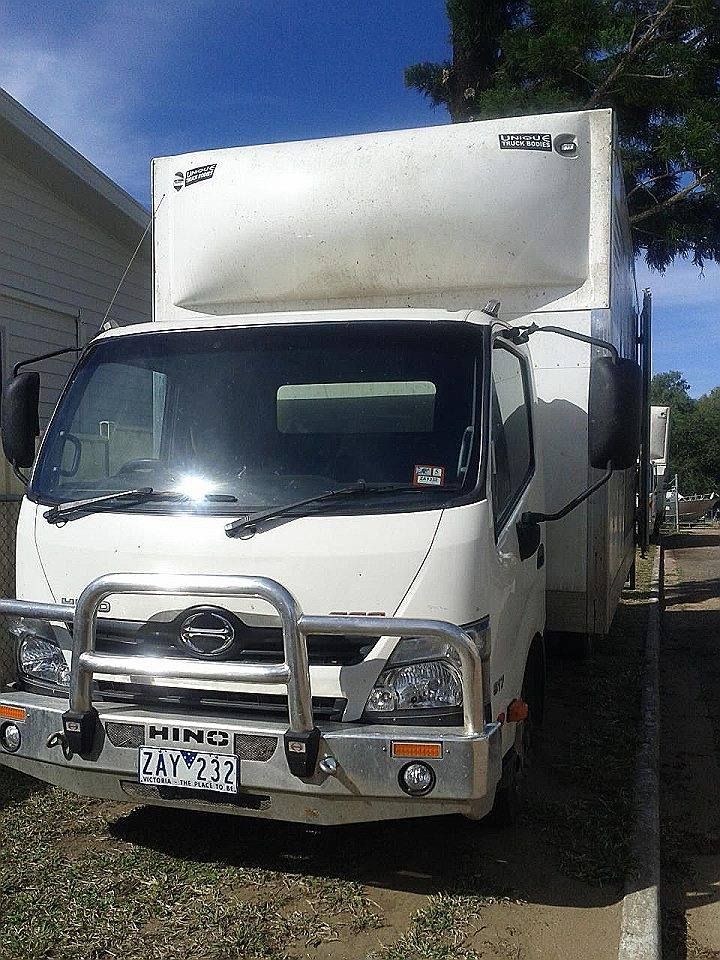 White Truck On The Road Under A Blue Sky — Locqal Car Truck Trailer Rentals in Emerald, QLD