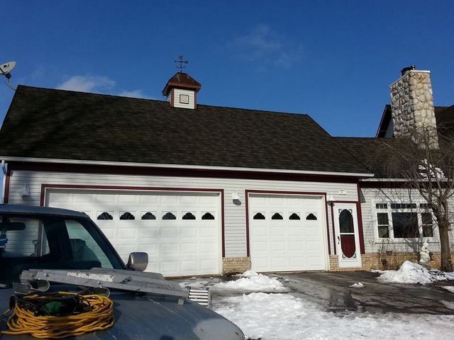 Big House With Two Garage Doors — Hudson, MI — D & C Roofing